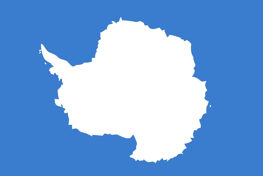 Bandera actual de Antártida