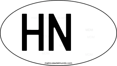 código internacional HN de Honduras