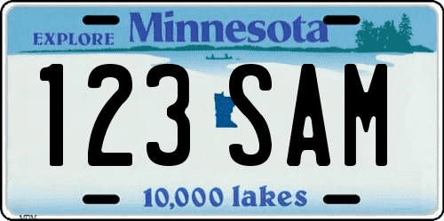 Matrícula de coche de Minnesota