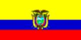bandera pequeña de Ecuador