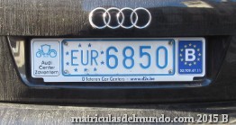 Matrícula de coche de Unin Europea