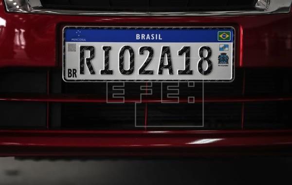 Matrícula Mercosur Brasil. Fuente: EFE