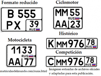 Nuevas matrículas rusas
