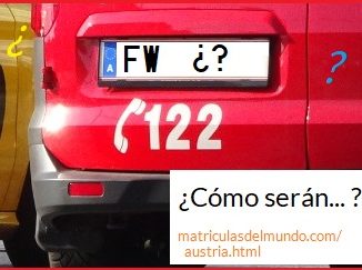 ¿Cómo serán las nuevas matrículas FW?