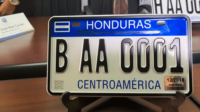 Marícula de Honduras Nueva matrícula de Honduras