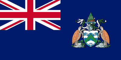 Bandera isla Ascención