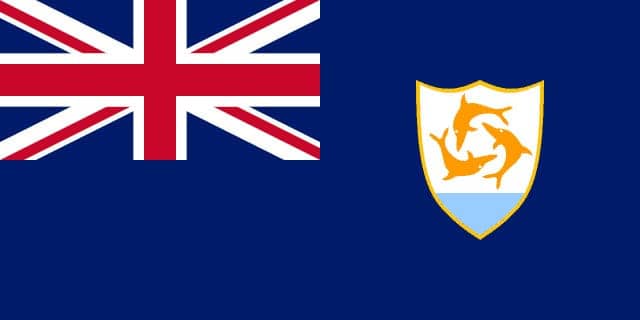 Bandera actual de Anguilla