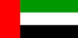 Bandera de los Emiratos Arabes Unidos matricula