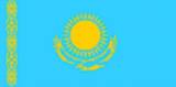 Bandera actual de Kazajstán