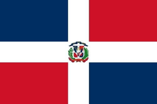 Bandera actual de República Dominicana