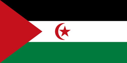 Bandera de Sáhara Occidental (Rep. Dem. Árabe Saharaui)