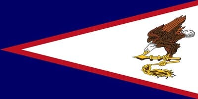 Bandera actual de Samoa Americana