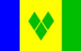 Bandera actual de San Vicente y las Granadinas