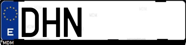 Matrícula española DHN, correspondiente al año 2005