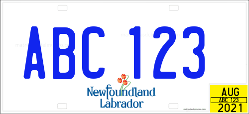 Matrícula de Canadá de Newfoundland and Labrador