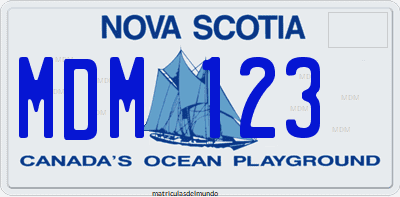 Matrícula de Canadá de Nova Scotia