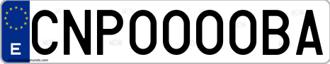 Matrícula del cuerpo nacional de policía con letra B desde septiembre de 2022
