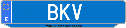 Matrícula de taxi BKV