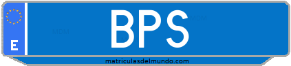 Matrícula de taxi BPS