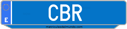 Matrícula de taxi CBR