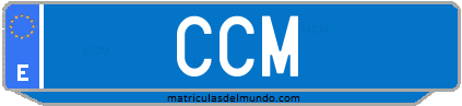 Matrícula de taxi CCM