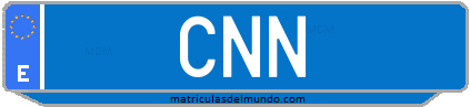 Matrícula de taxi CNN