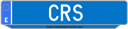 Matrícula de taxi CRS