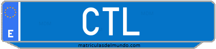 Matrícula de taxi CTL