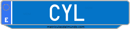 Matrícula de taxi CYL