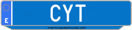 Matrícula de taxi CYT