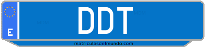 Matrícula de taxi DDT
