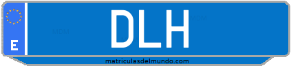 Matrícula de taxi DLH