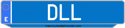 Matrícula de taxi DLL