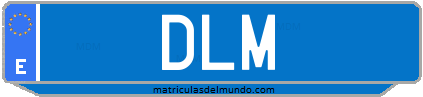 Matrícula de taxi DLM