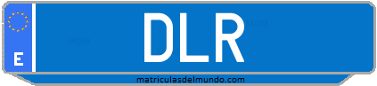 Matrícula de taxi DLR