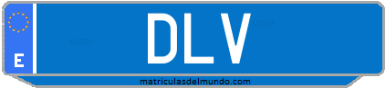 Matrícula de taxi DLV