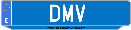 Matrícula de taxi DMV