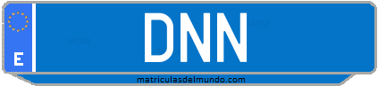 Matrícula de taxi DNN