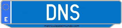 Matrícula de taxi DNS