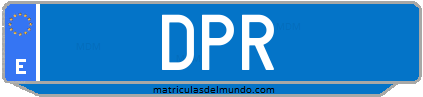 Matrícula de taxi DPR