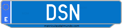 Matrícula de taxi DSN