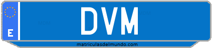 Matrícula de taxi DVM