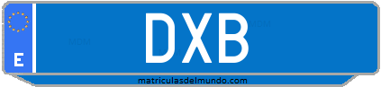 Matrícula de taxi DXB