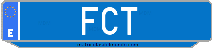 Matrícula de taxi FCT