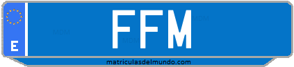 Matrícula de taxi FFM