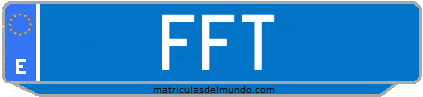 Matrícula de taxi FFT