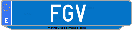 Matrícula de taxi FGV