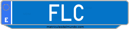 Matrícula de taxi FLC