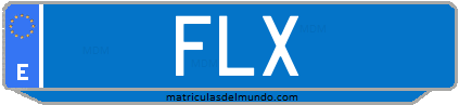Matrícula de taxi FLX