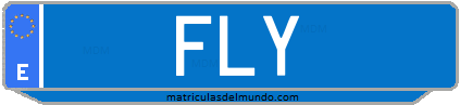 Matrícula de taxi FLY